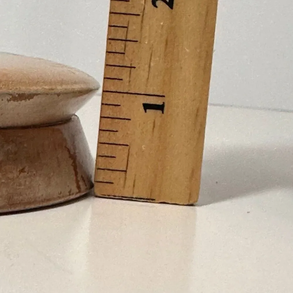 Vintage Wooden Hamburger Patty Press With Roosters on The Front 1960s